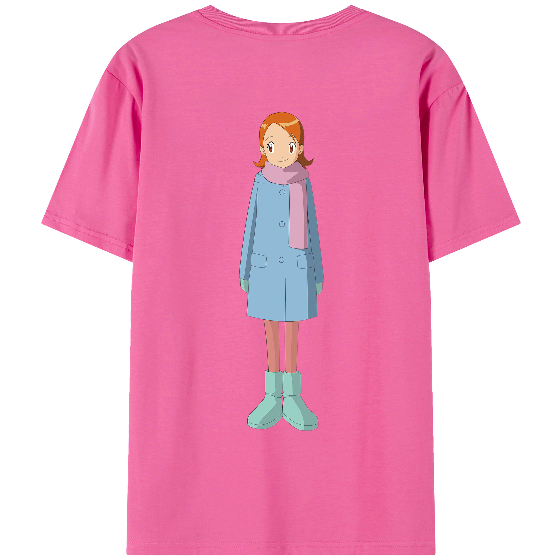 （画像用） Digimon デジタルモンスター/デジモン レディース半袖Tシャツ(バックプリント)